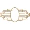 Ekena Millwork Elizabeth Architectural Grade PVC Pierced Medallion, 22"W x 11"H x 10 3/8"IH x 6"IW x 3/4"P, Gold CMPP22X11EBSGO - alternate 1